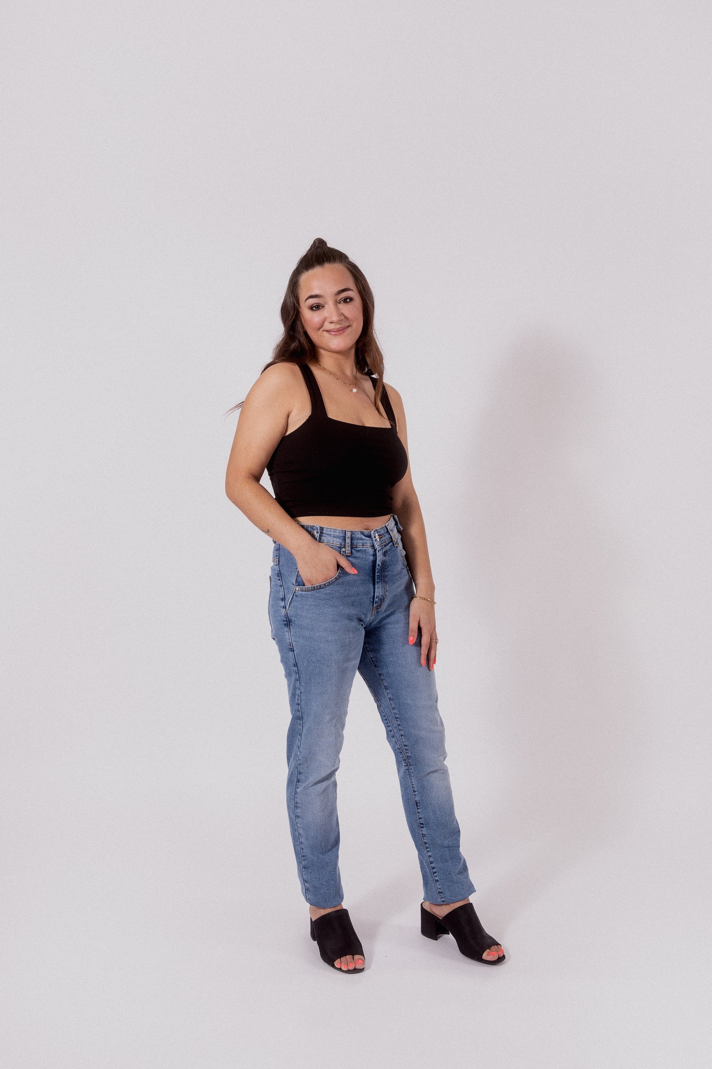 adjustable mid rise neutro - cielo