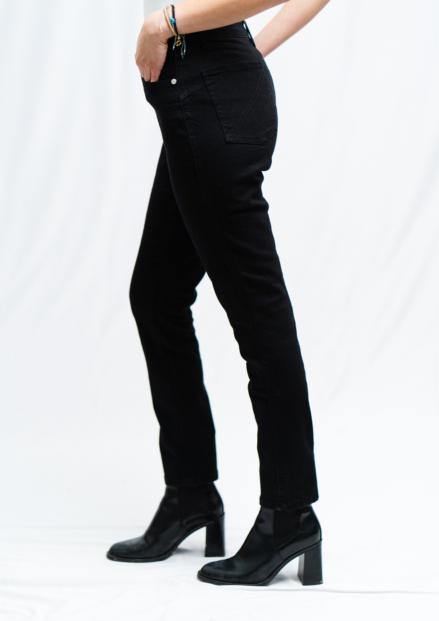 non adjustable mid rise neutro - nero